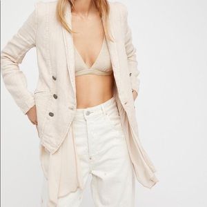 Free People Linen blazer